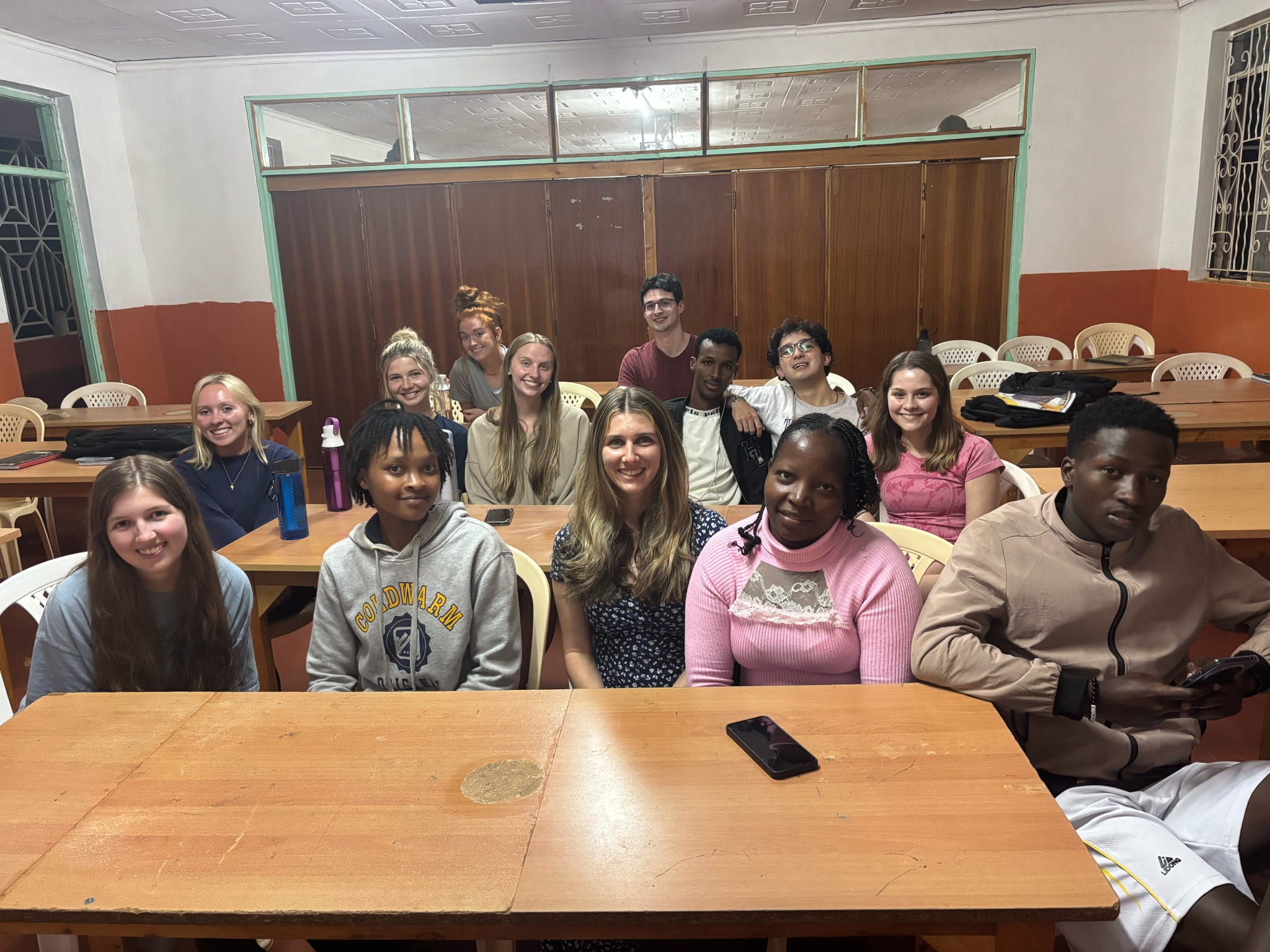 UT and WAKA students together in a classroom session